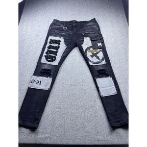 Gala Original DOOMSDAY DENIM (JET BLACK/CHARCOAL) Men's Jeans Size 40